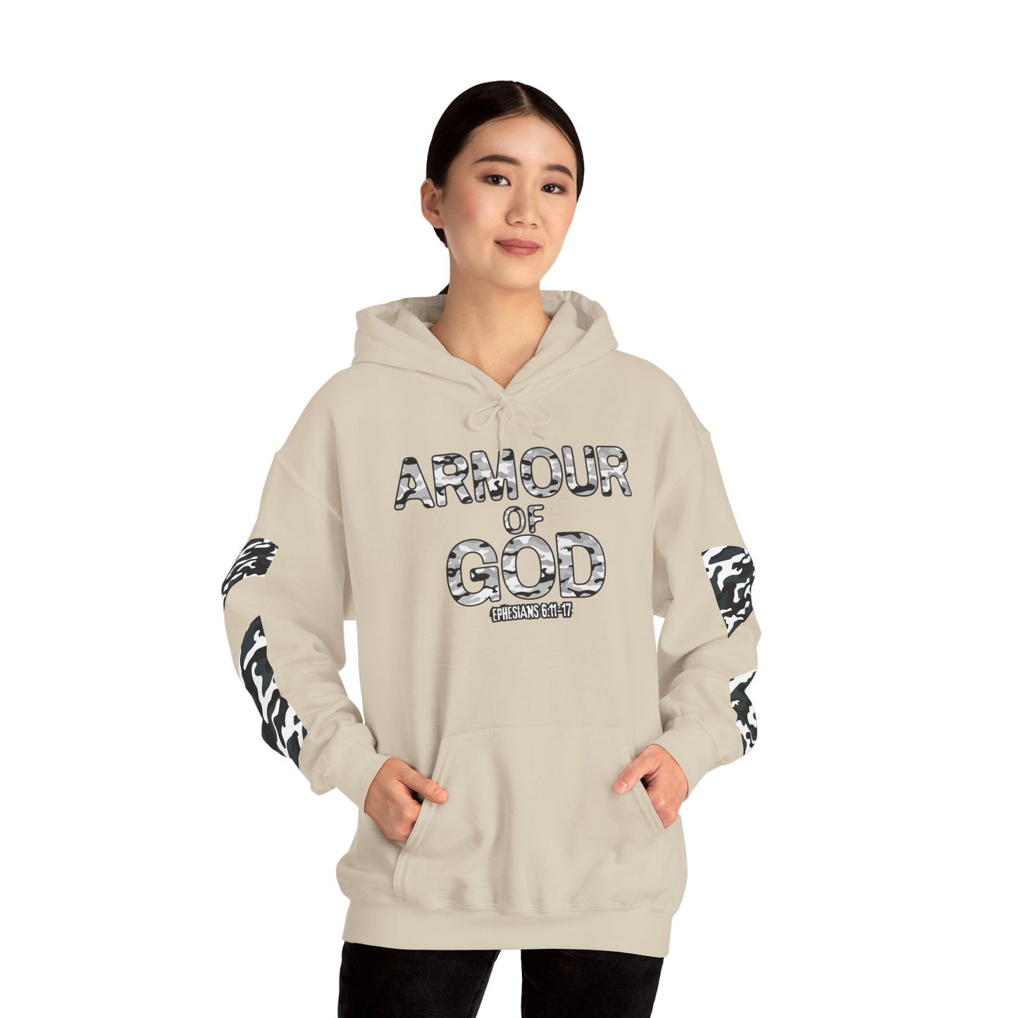 Armour of God Hoodie — Ephesians 6:11-17 Spiritual Warfare Sweatshirt