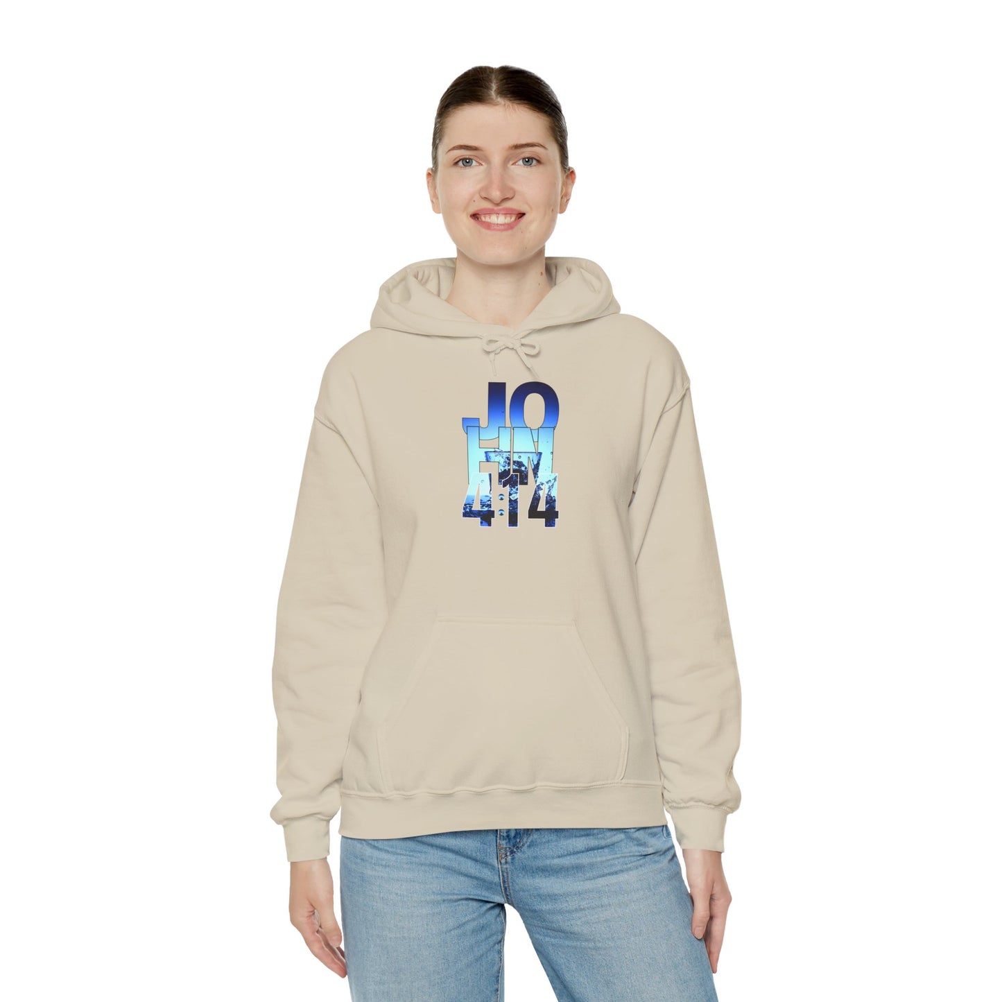 Christian Hoodie - John 4:14 Design