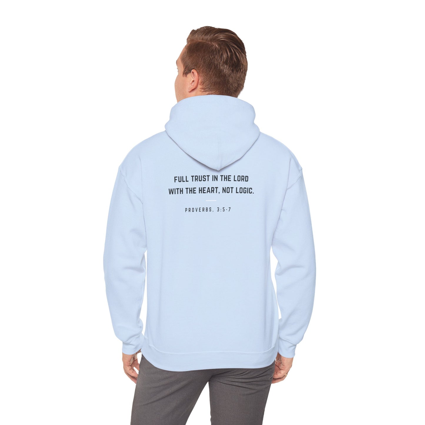 Christian Inspirational Hoodie - Proverbs 3:5-7 Trust in the Lord