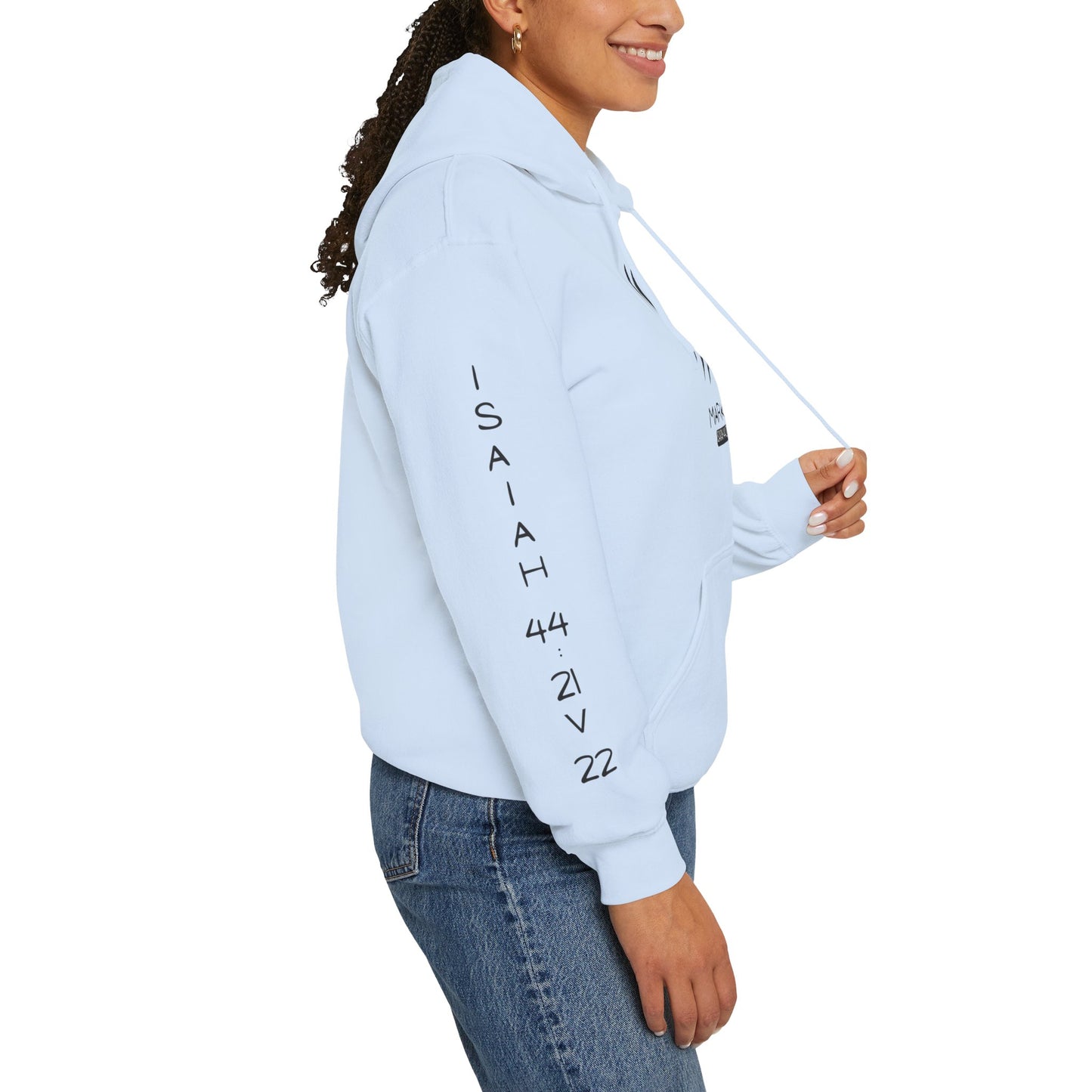 Isaiah 44:21-22 Inspired Hoodie Sweatshirt - Unisex