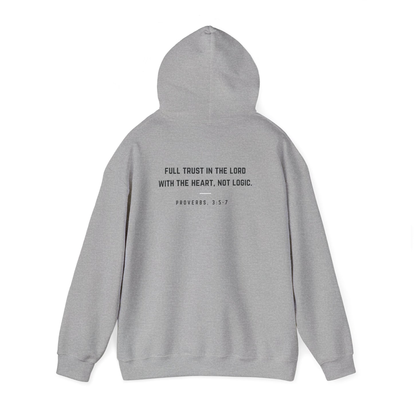 Christian Inspirational Hoodie - Proverbs 3:5-7 Trust in the Lord