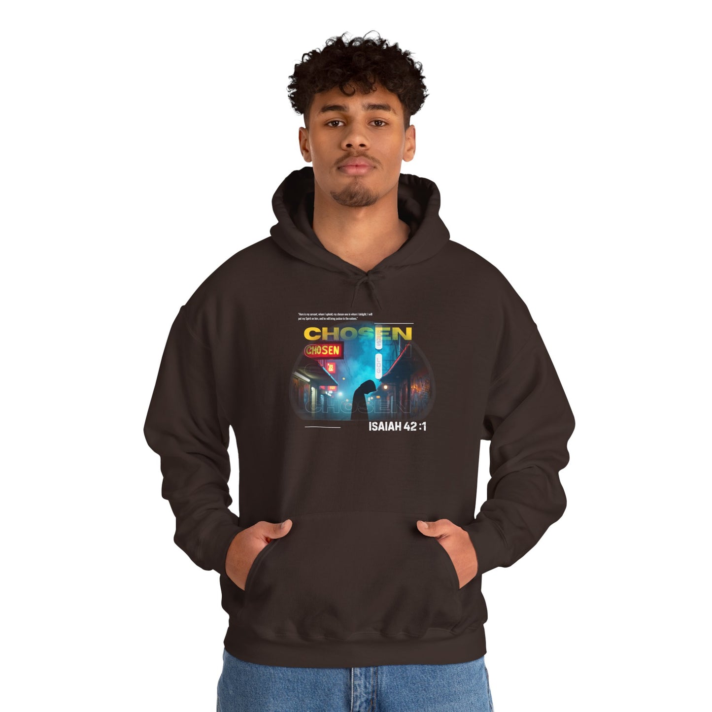 Christian Hoodie - Chosen by God Isaiah 42:1