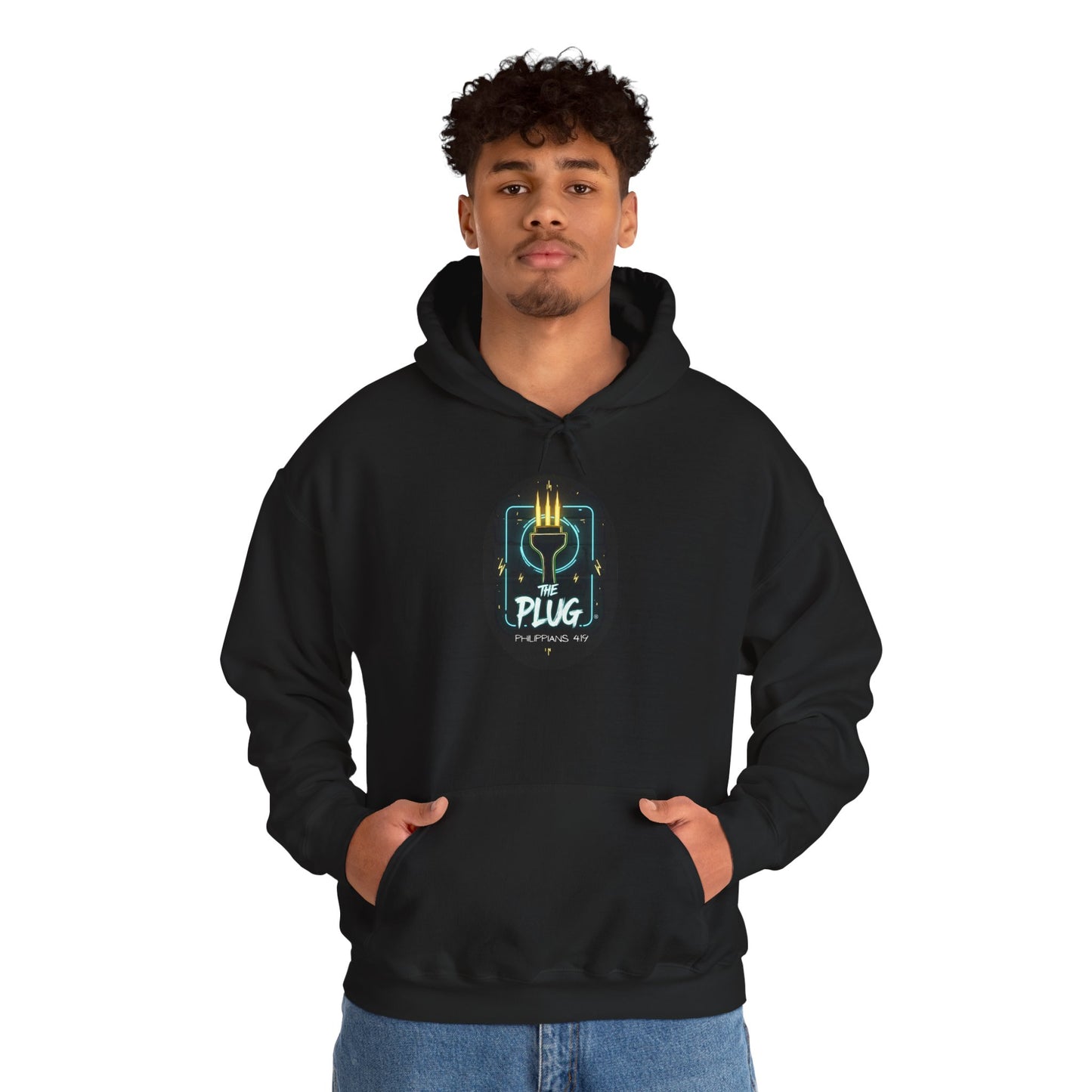 Christian Hoodie - Philippians 4:19 'The Plug' Sweatshirt