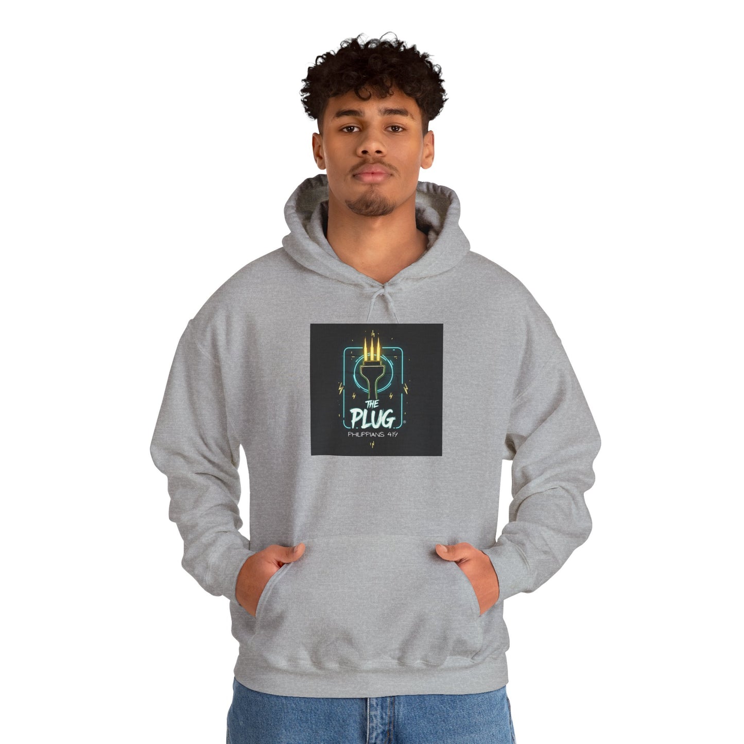 Christian Hoodie - Philippians 4:19 'The Plug' Sweatshirt
