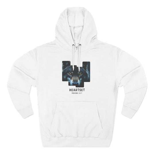 Fleece Hoodie Trust in God Heartset Design