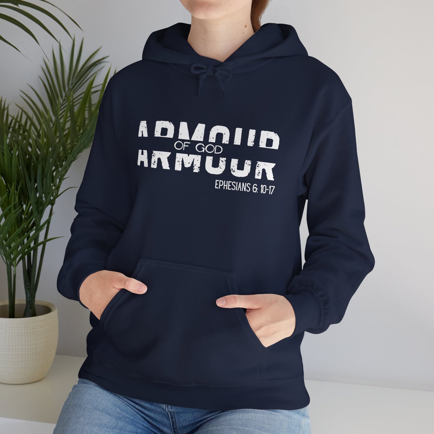 Armor of God Hoodie Sweatshirt - Ephesians 6:10-17 Design