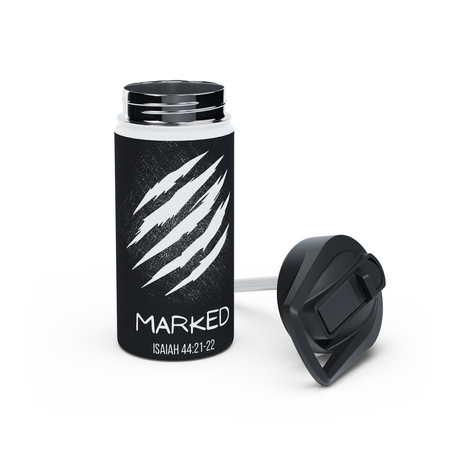 Water Bottle - Isaiah 44: 21-22 Inspired Design