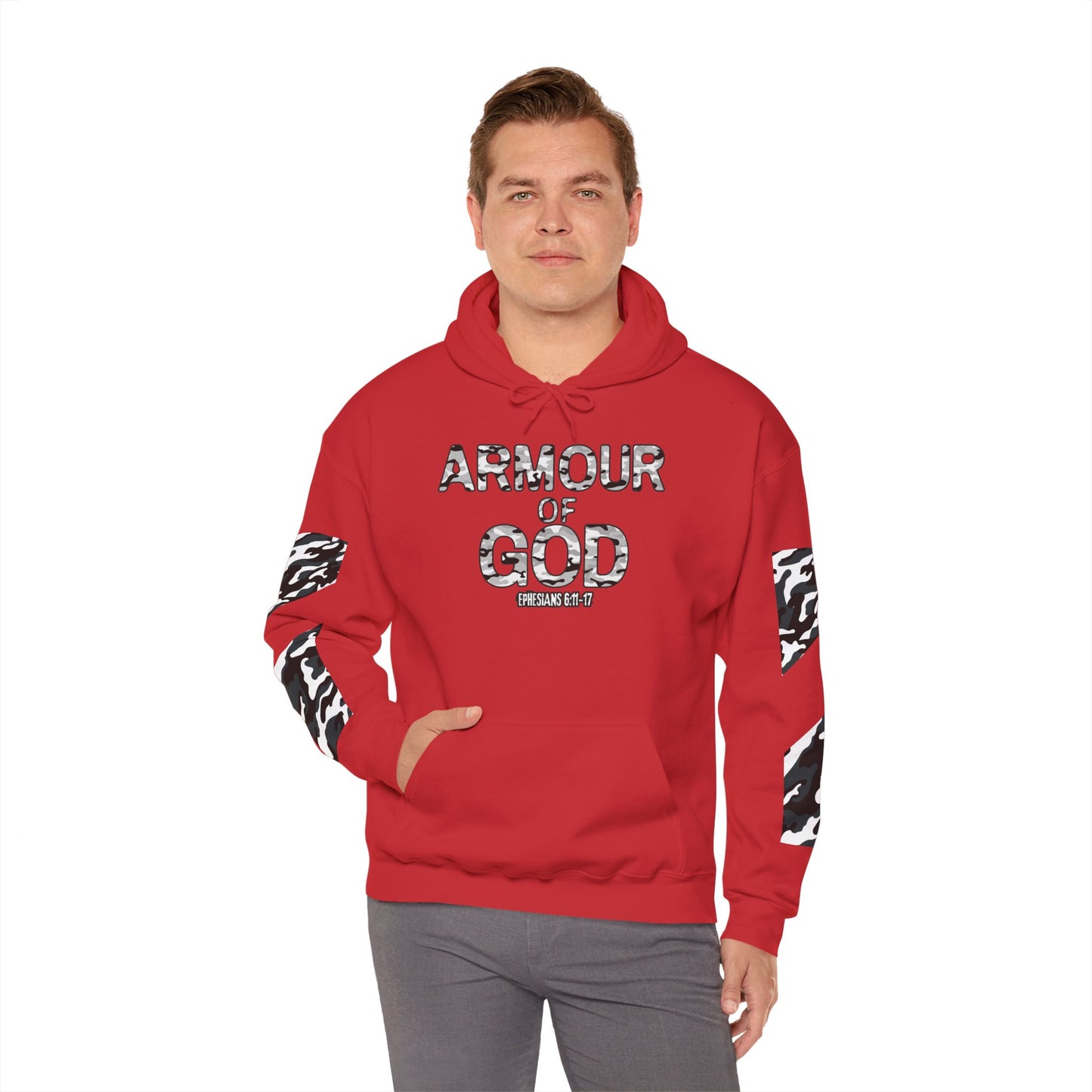 Armour of God Hoodie — Ephesians 6:11-17 Spiritual Warfare Sweatshirt