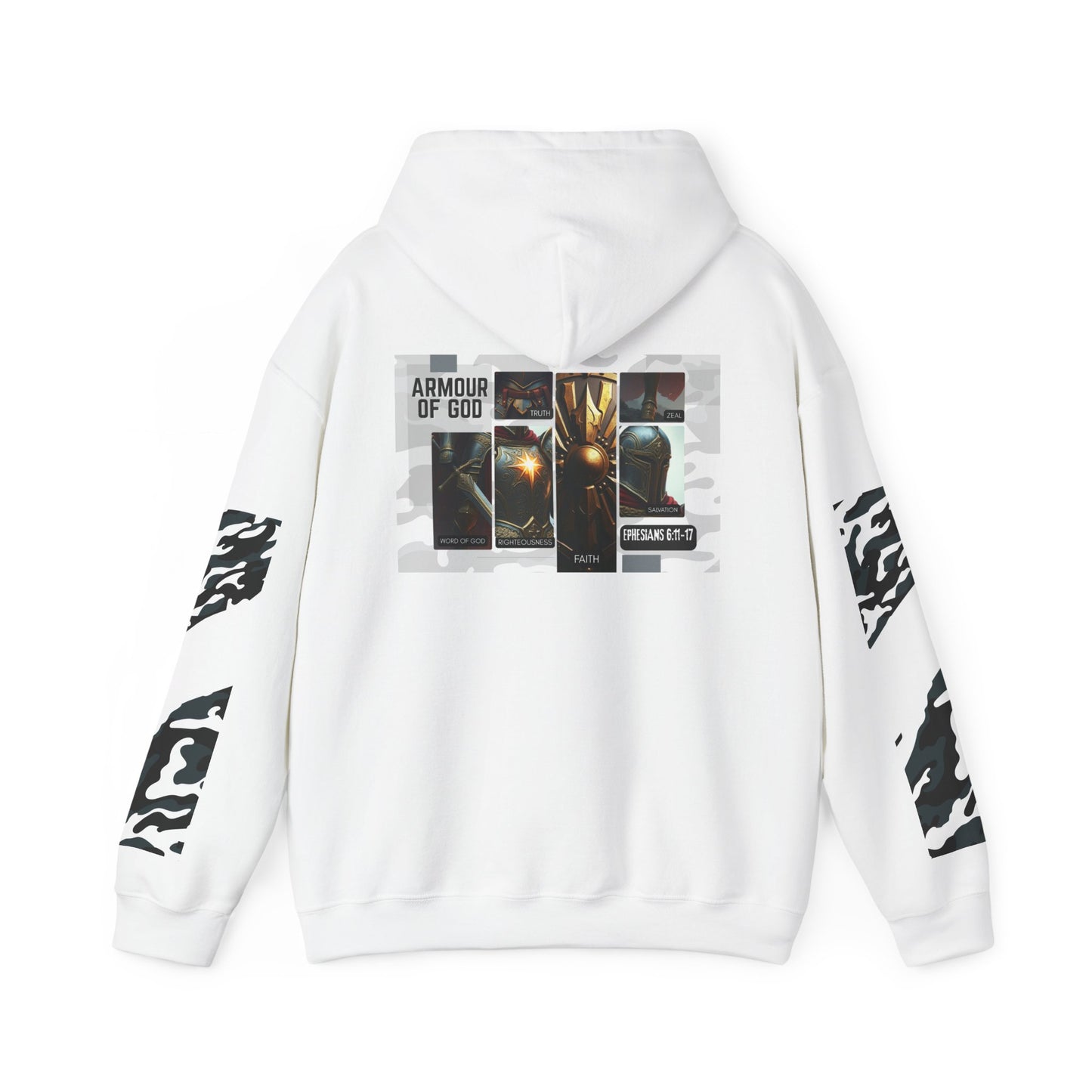 Armour of God Hoodie — Ephesians 6:11-17 Spiritual Warfare Sweatshirt