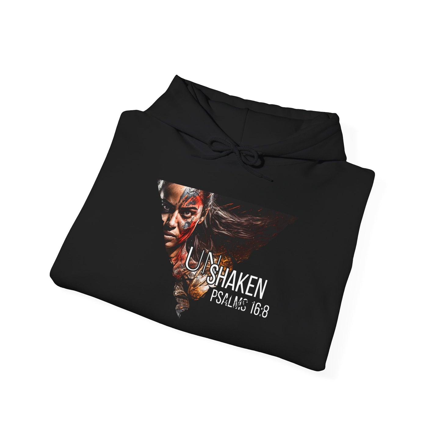 Unshaken Psalms 16:8 Hoodie — Women's Faith Sweatshirt