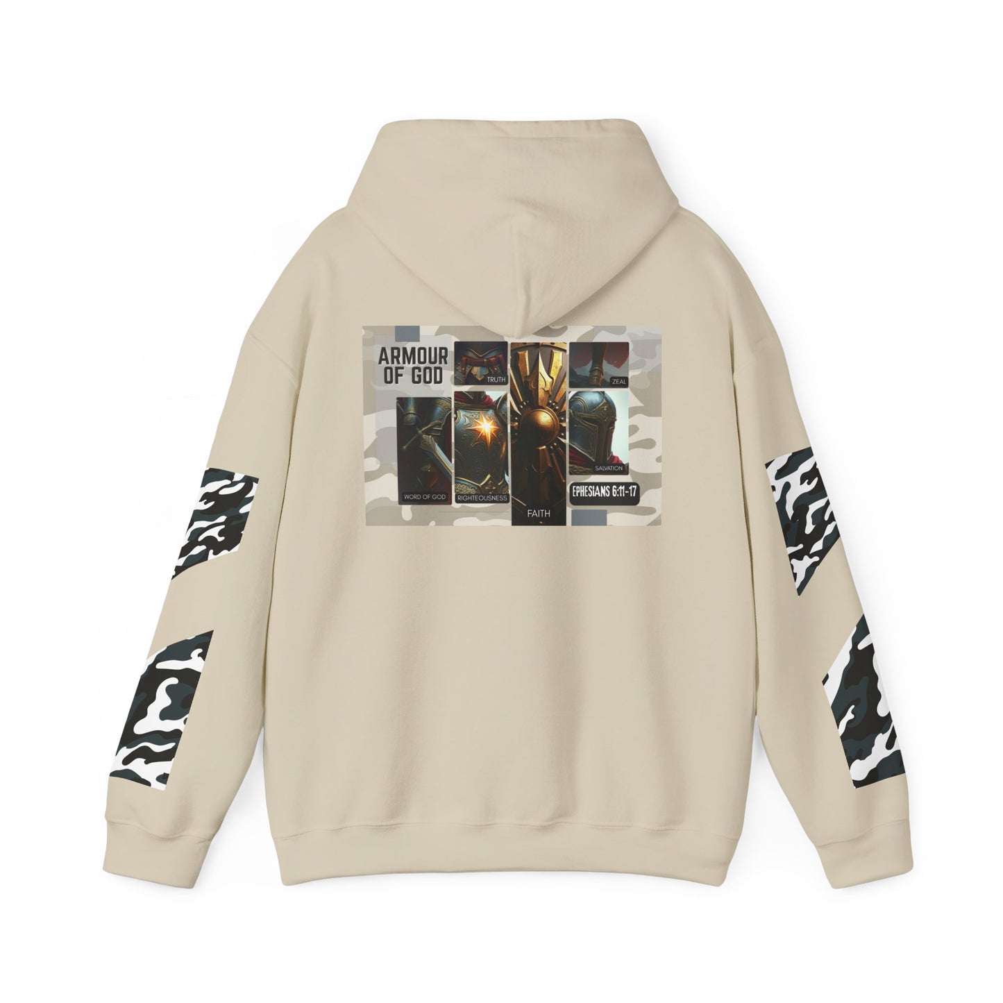 Armour of God Hoodie — Ephesians 6:11-17 Spiritual Warfare Sweatshirt