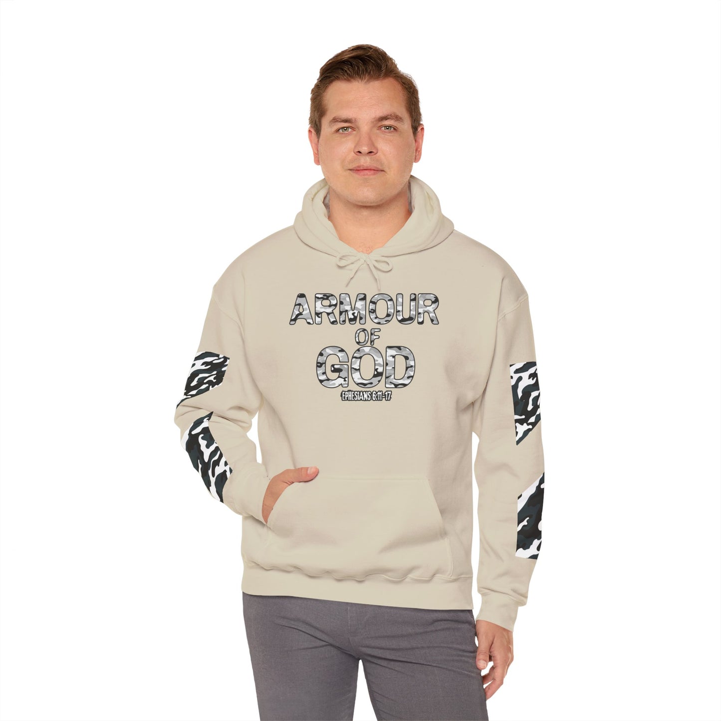 Armour of God Hoodie — Ephesians 6:11-17 Spiritual Warfare Sweatshirt