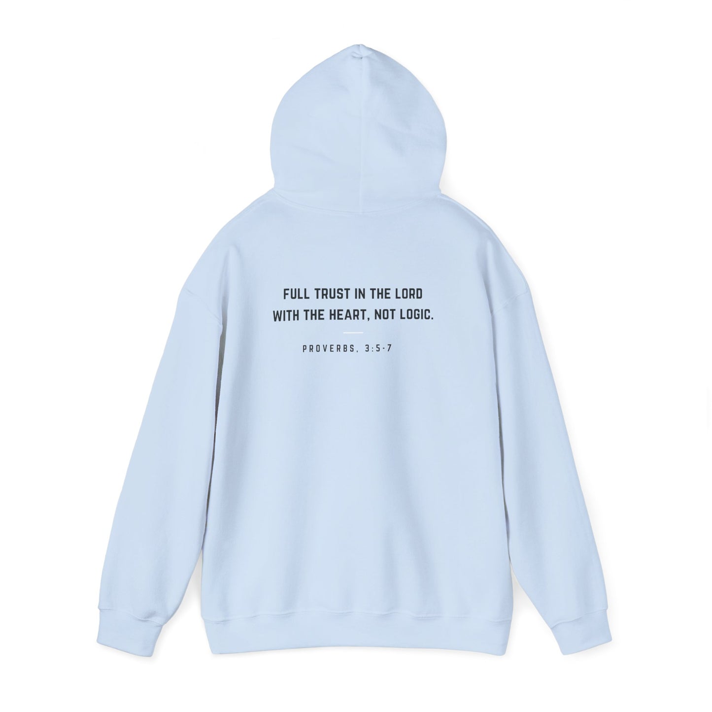Christian Inspirational Hoodie - Proverbs 3:5-7 Trust in the Lord