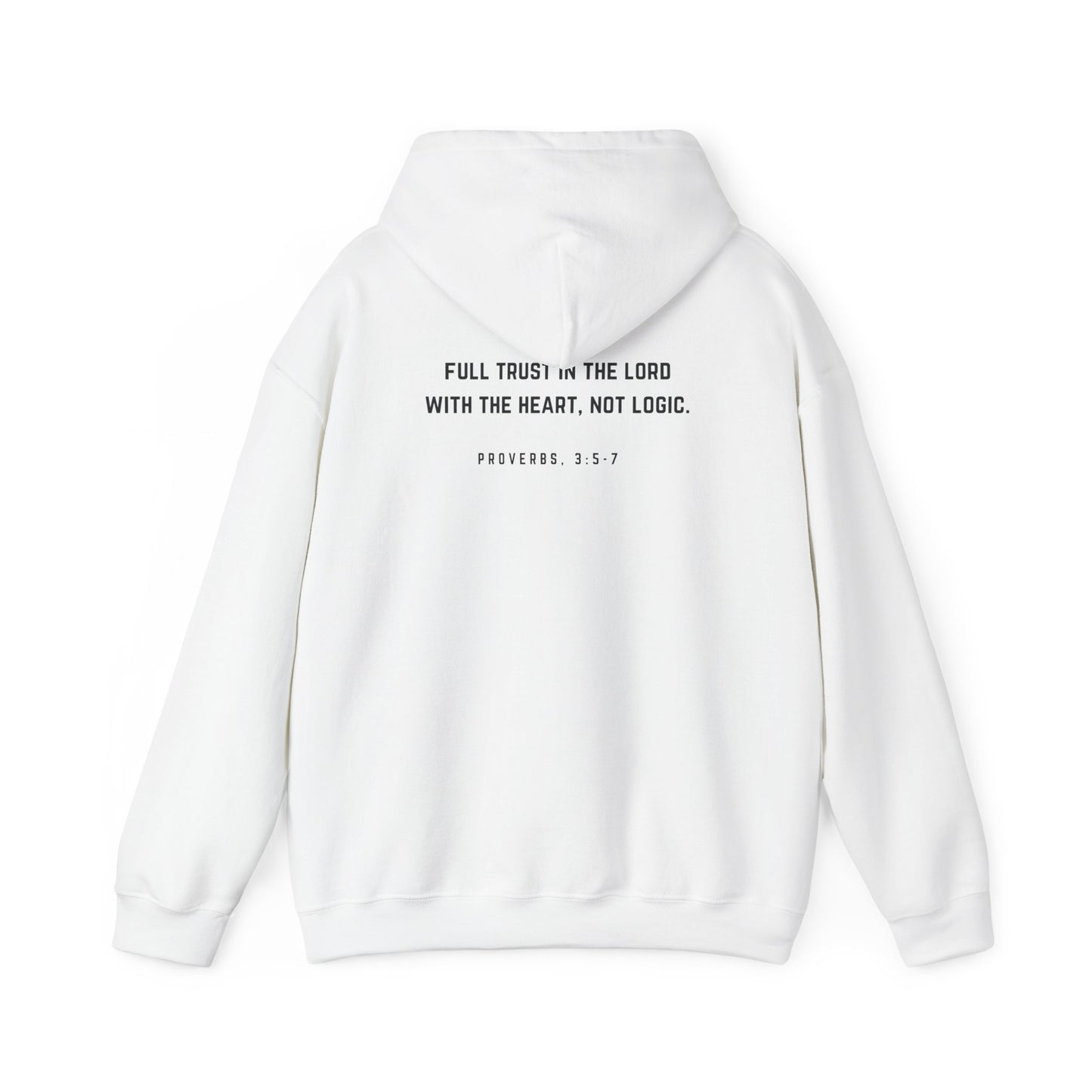 Christian Inspirational Hoodie - Proverbs 3:5-7 Trust in the Lord