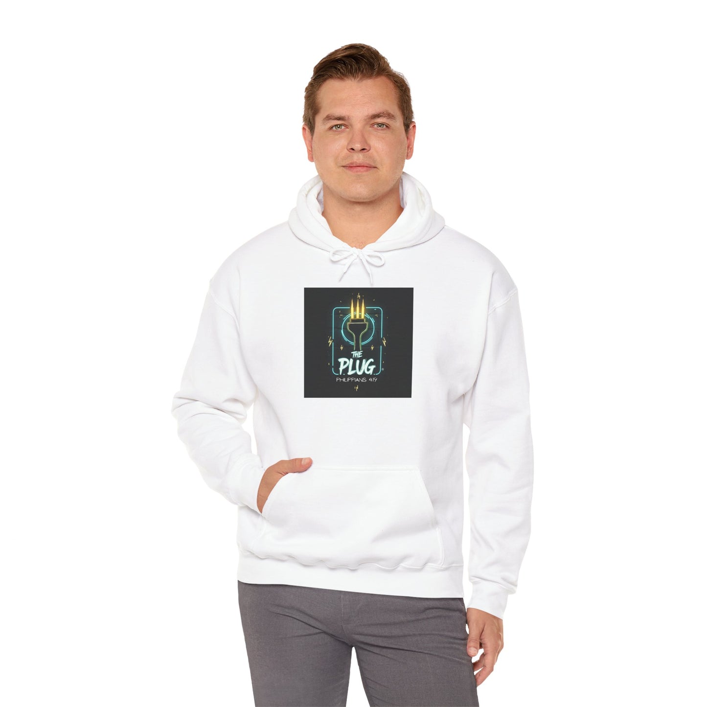 Christian Hoodie - Philippians 4:19 'The Plug' Sweatshirt