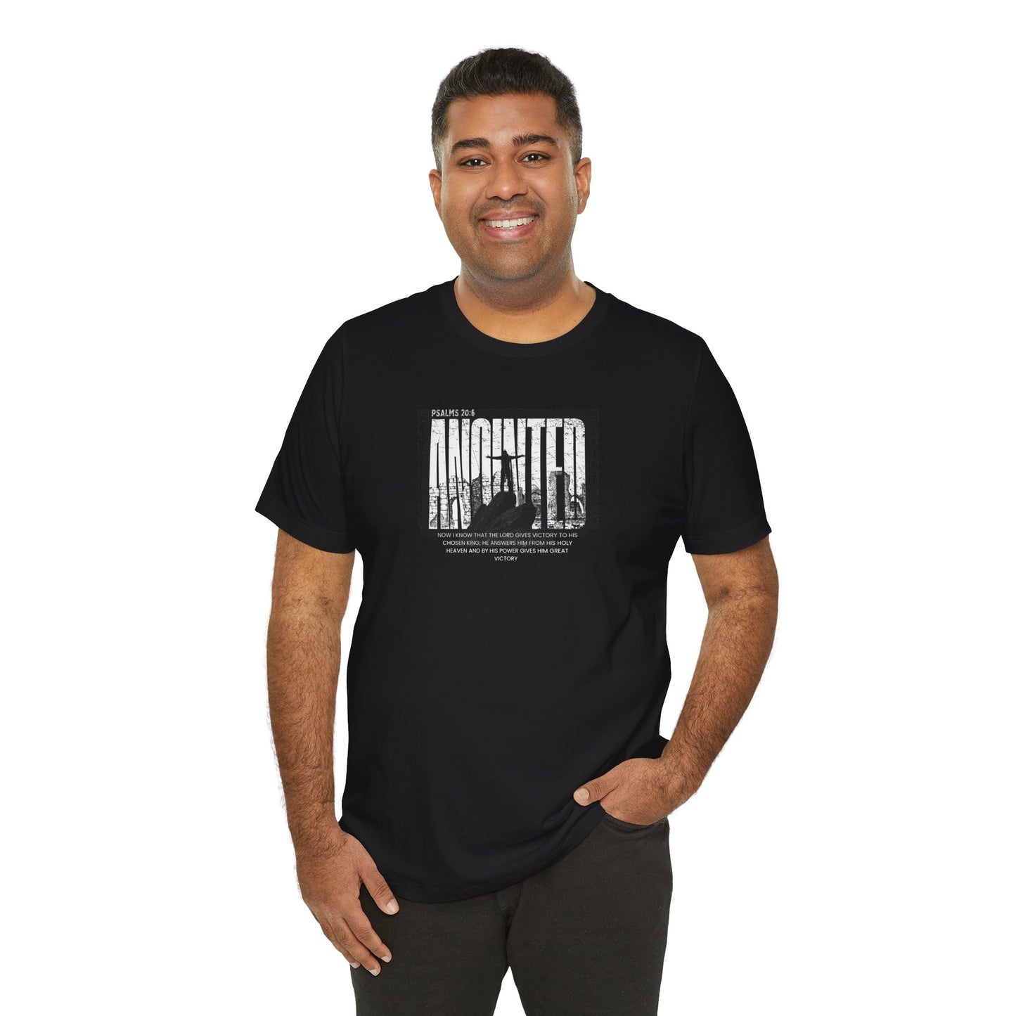 Faith Victory Unisex Tee - Psalm 20:6 Inspired