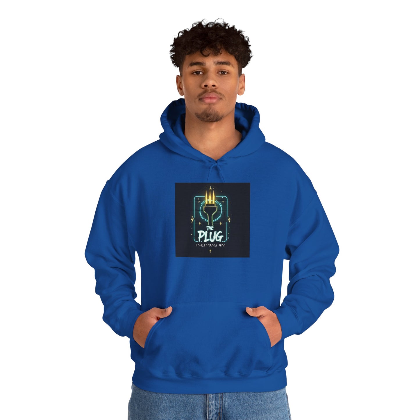 Christian Hoodie - Philippians 4:19 'The Plug' Sweatshirt
