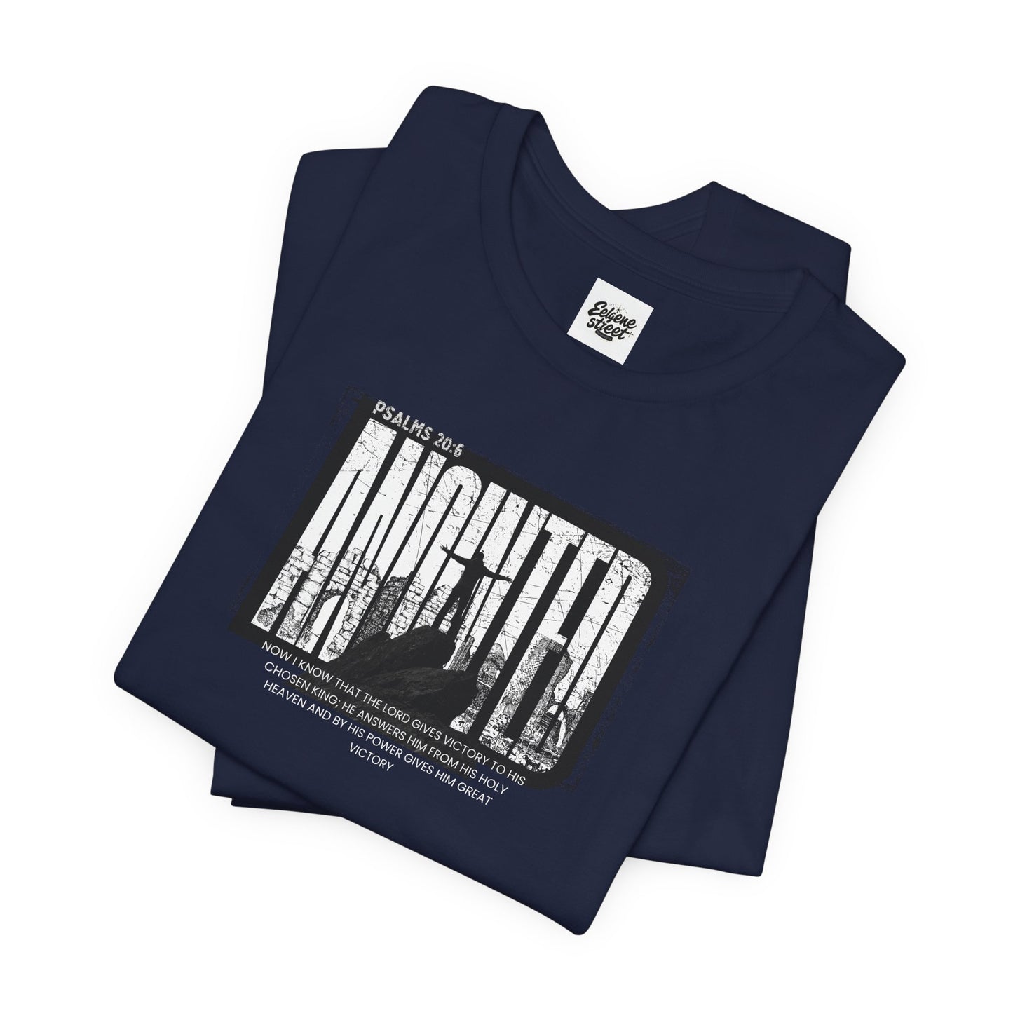 Faith Victory Unisex Tee - Psalm 20:6 Inspired