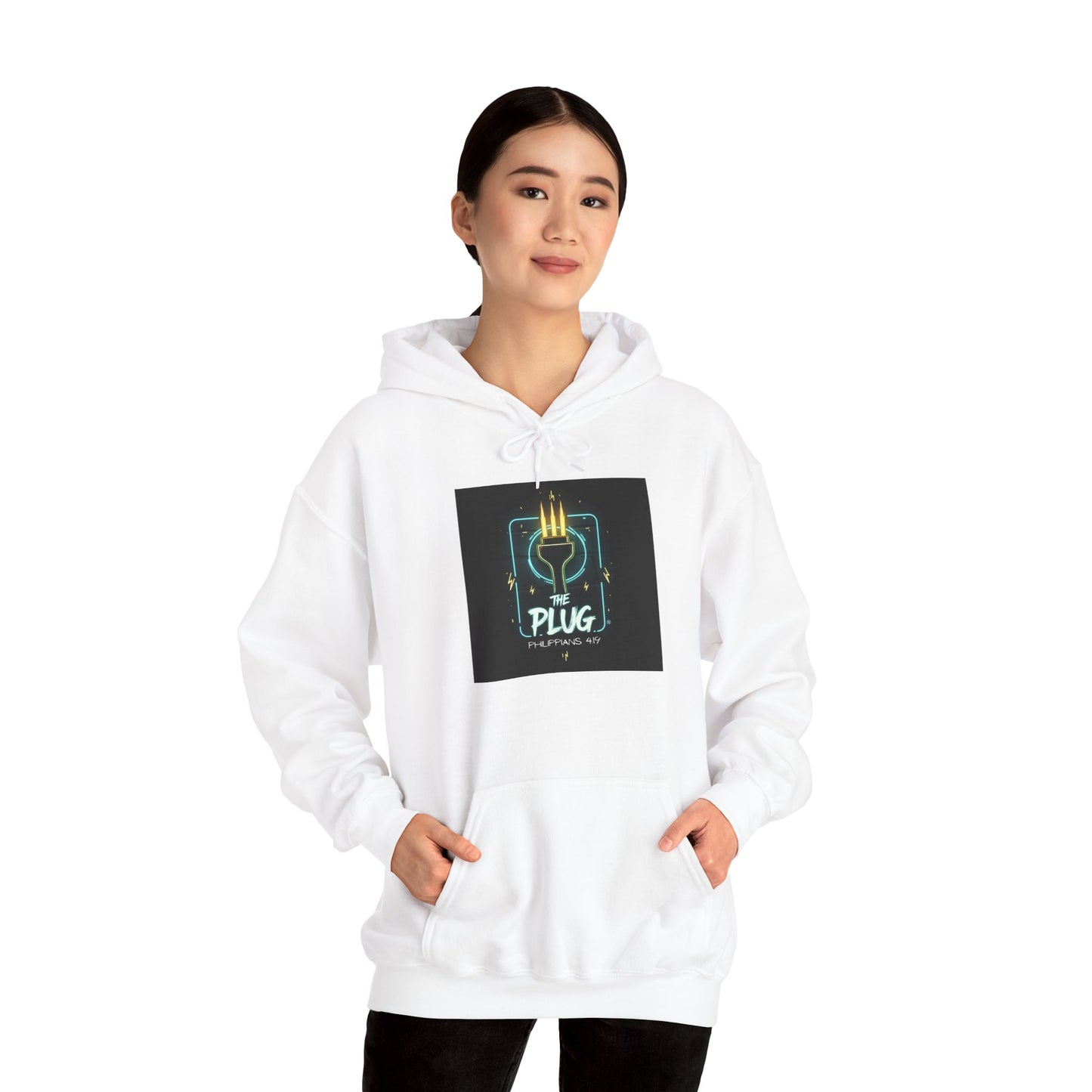 Christian Hoodie - Philippians 4:19 'The Plug' Sweatshirt