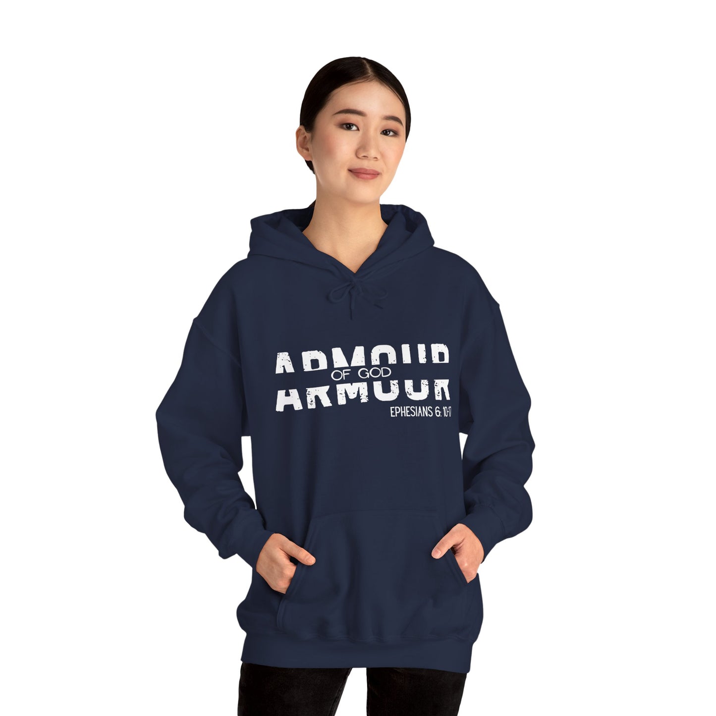 Armor of God Hoodie Sweatshirt - Ephesians 6:10-17 Design