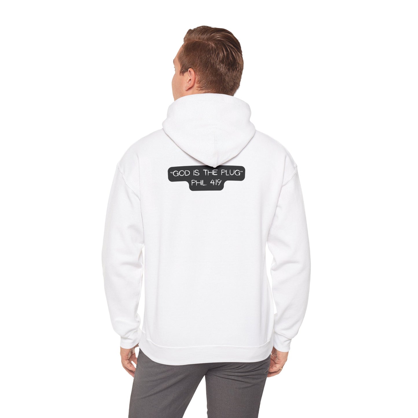 Christian Hoodie - Philippians 4:19 'The Plug' Sweatshirt