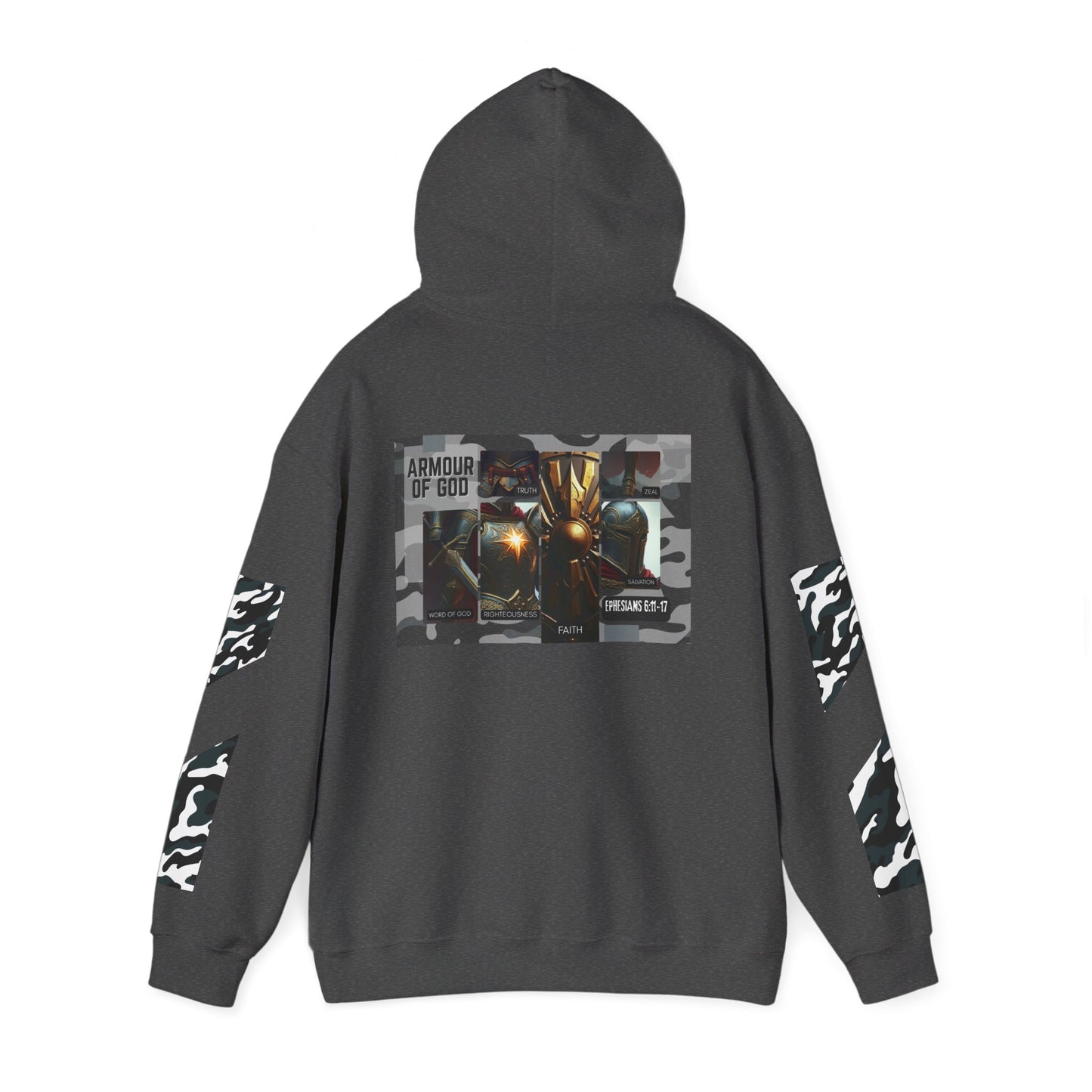 Armour of God Hoodie — Ephesians 6:11-17 Spiritual Warfare Sweatshirt