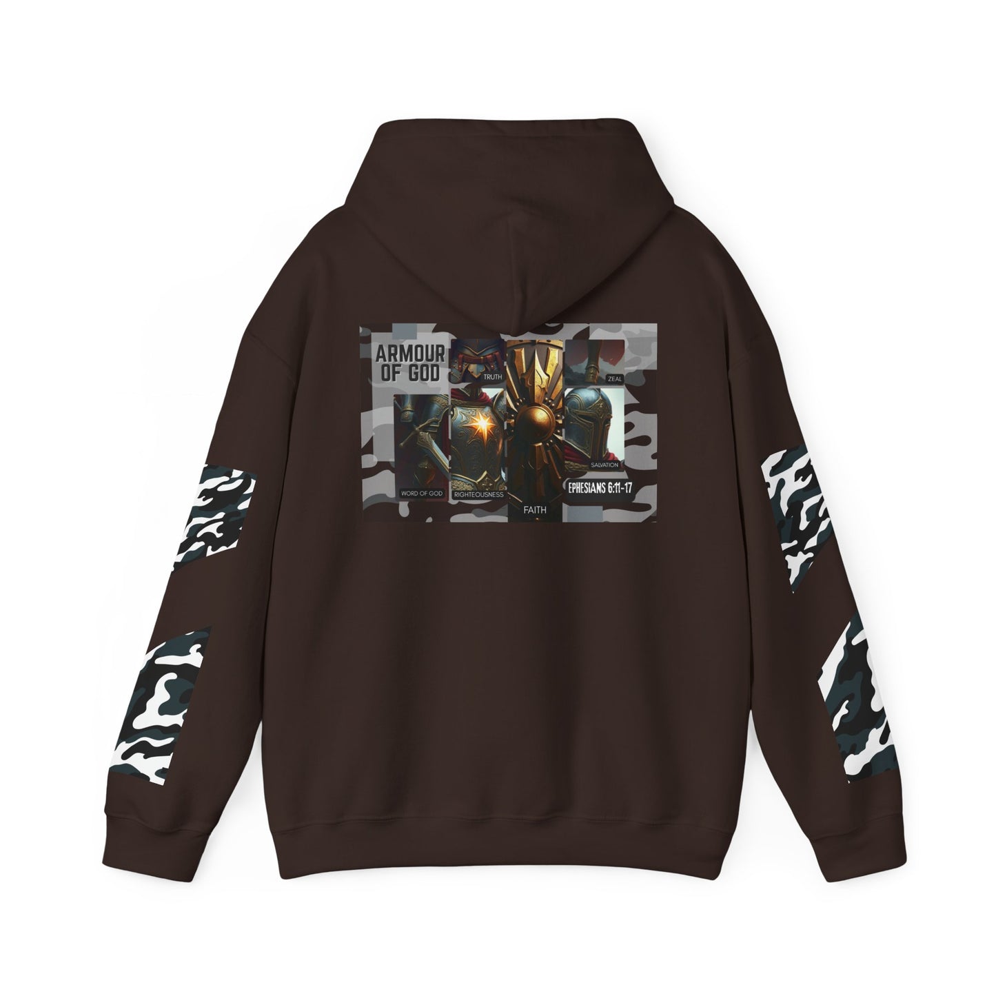 Armour of God Hoodie — Ephesians 6:11-17 Spiritual Warfare Sweatshirt