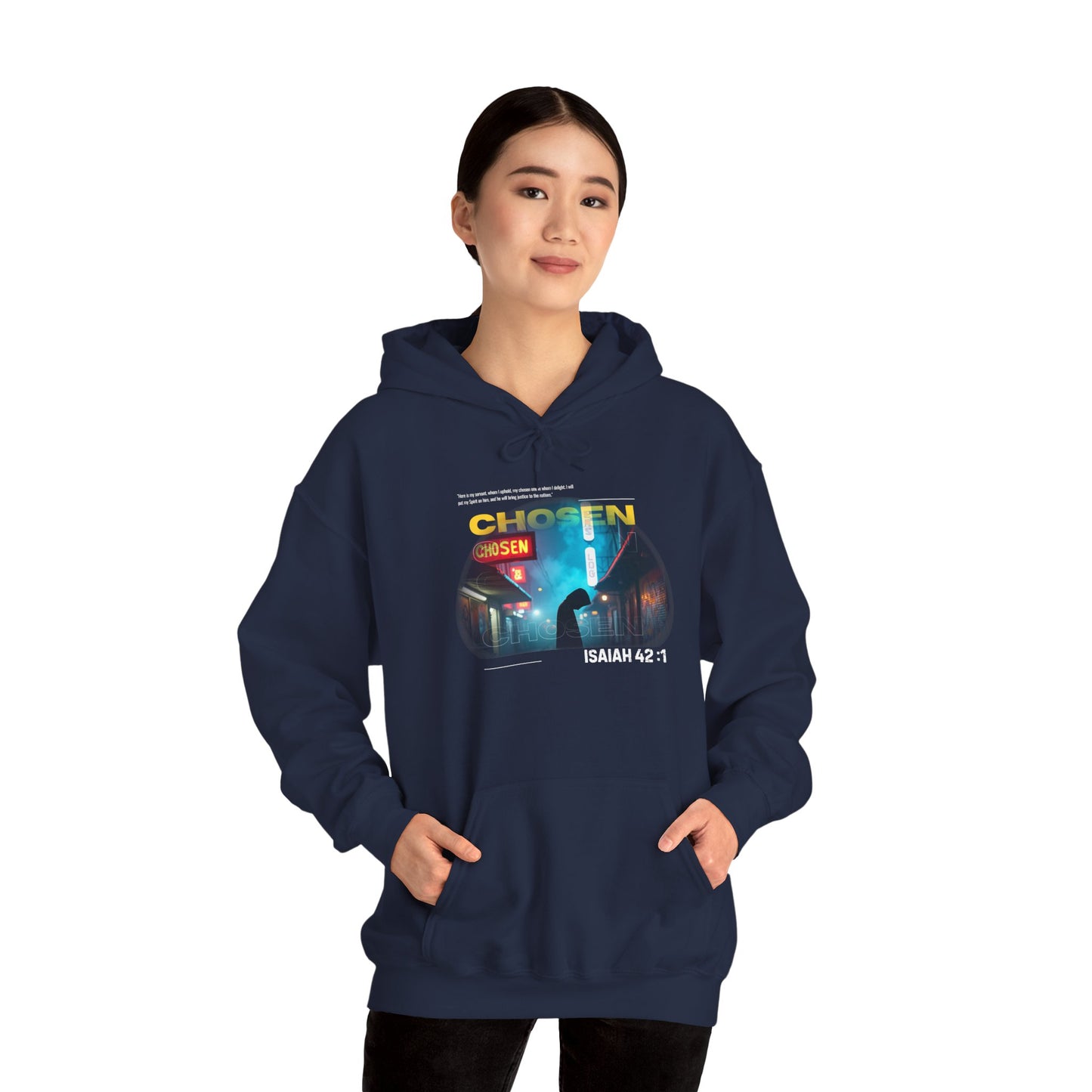 Christian Hoodie - Chosen by God Isaiah 42:1