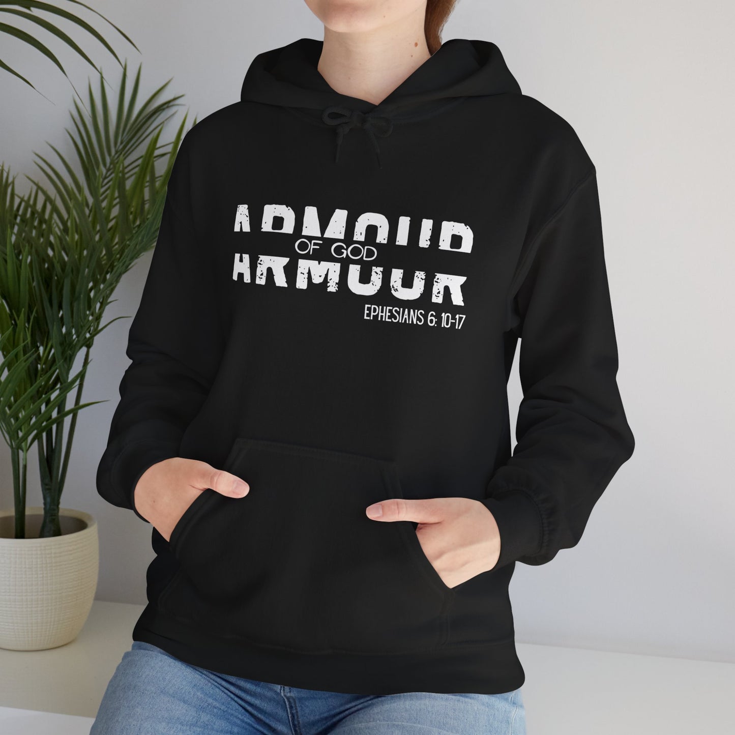 Armor of God Hoodie Sweatshirt - Ephesians 6:10-17 Design