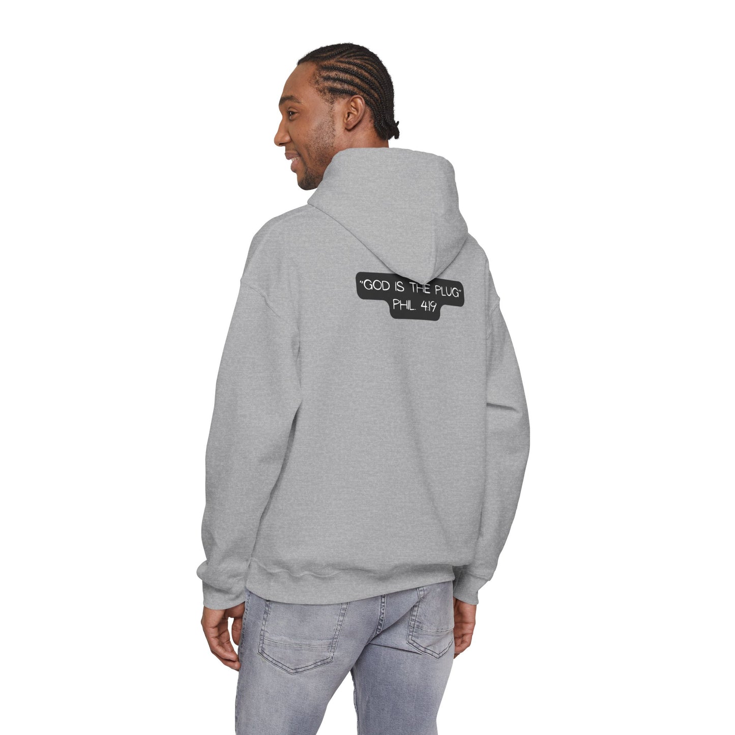 Christian Hoodie - Philippians 4:19 'The Plug' Sweatshirt
