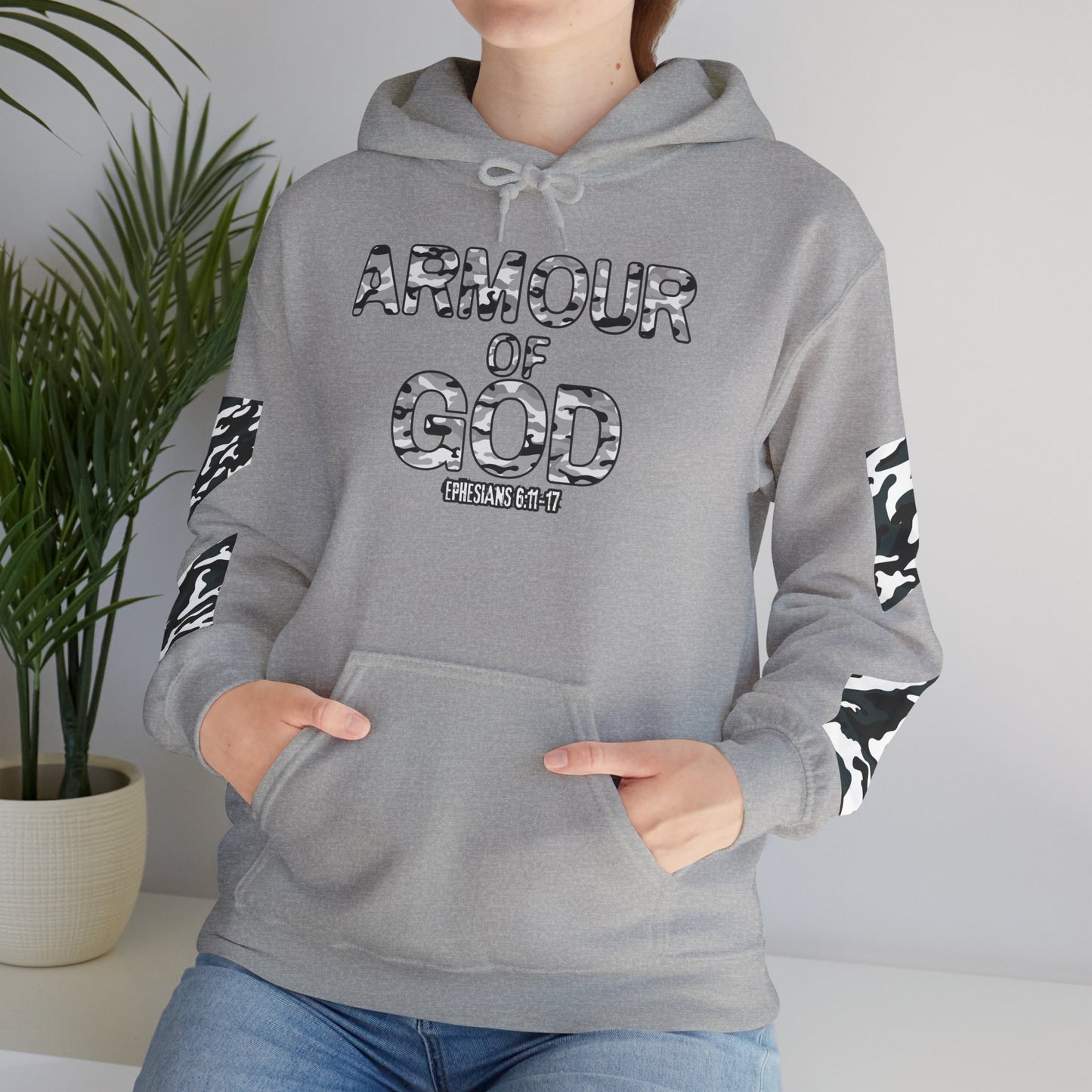 Armour of God Hoodie — Ephesians 6:11-17 Spiritual Warfare Sweatshirt