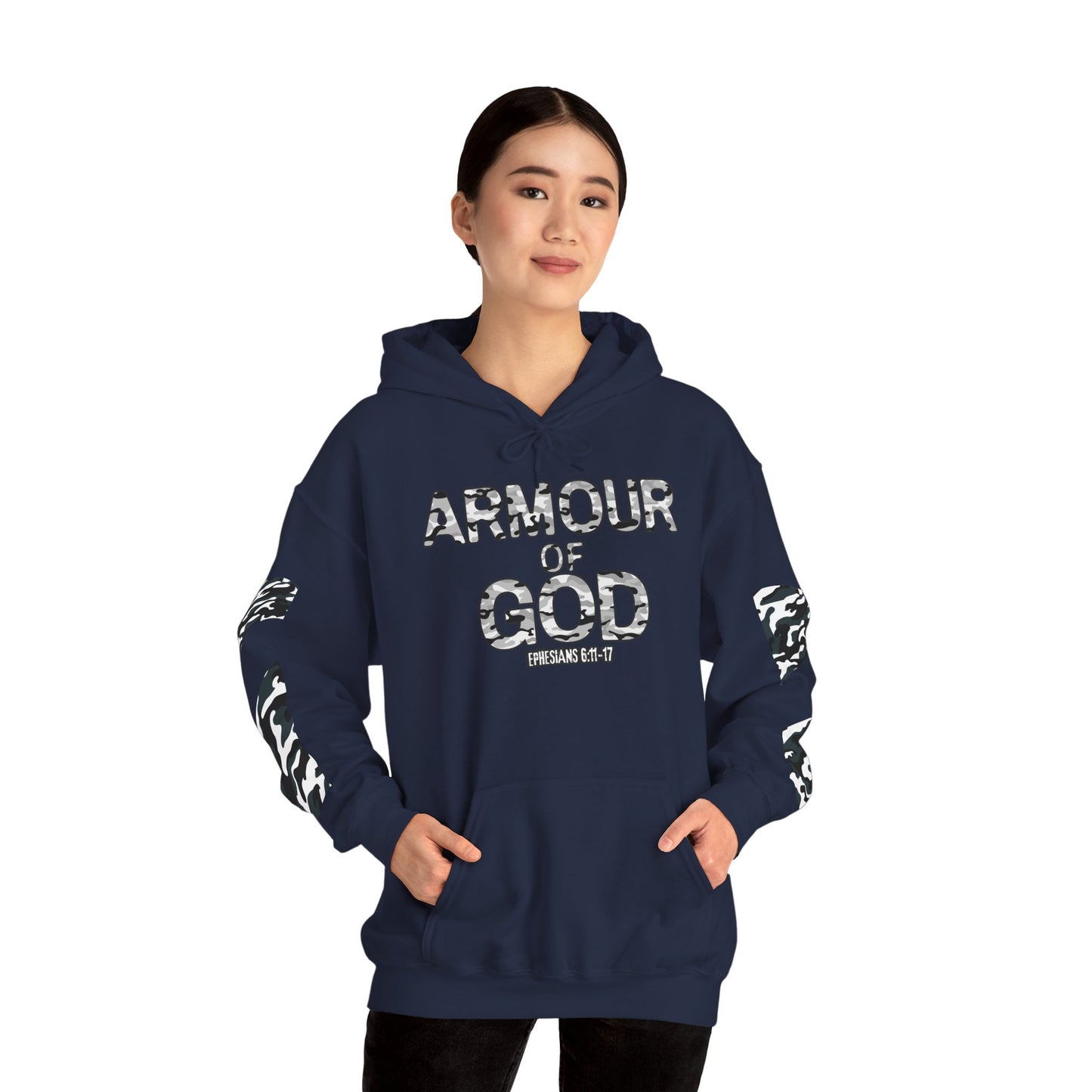 Armour of God Hoodie — Ephesians 6:11-17 Spiritual Warfare Sweatshirt