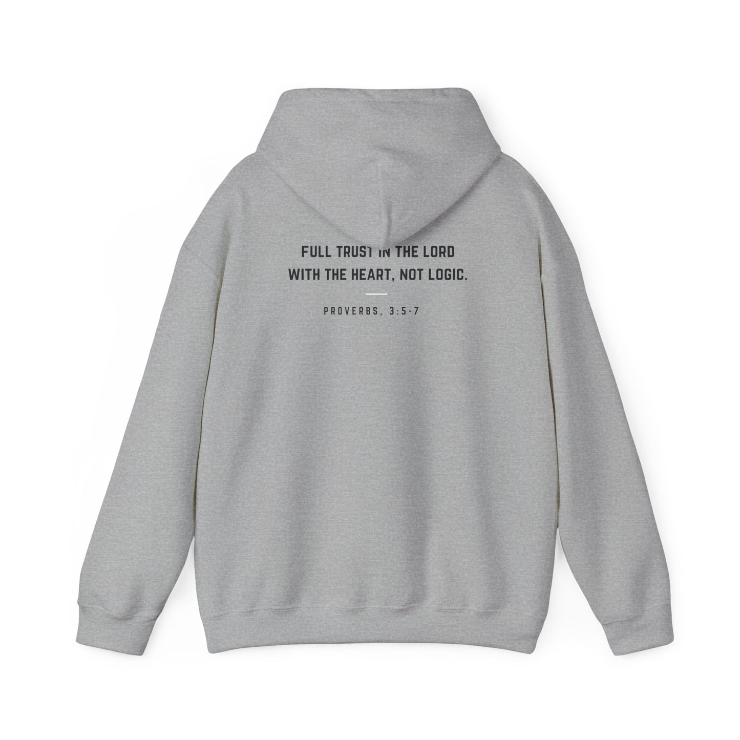 Christian Inspirational Hoodie - Proverbs 3:5-7 Trust in the Lord