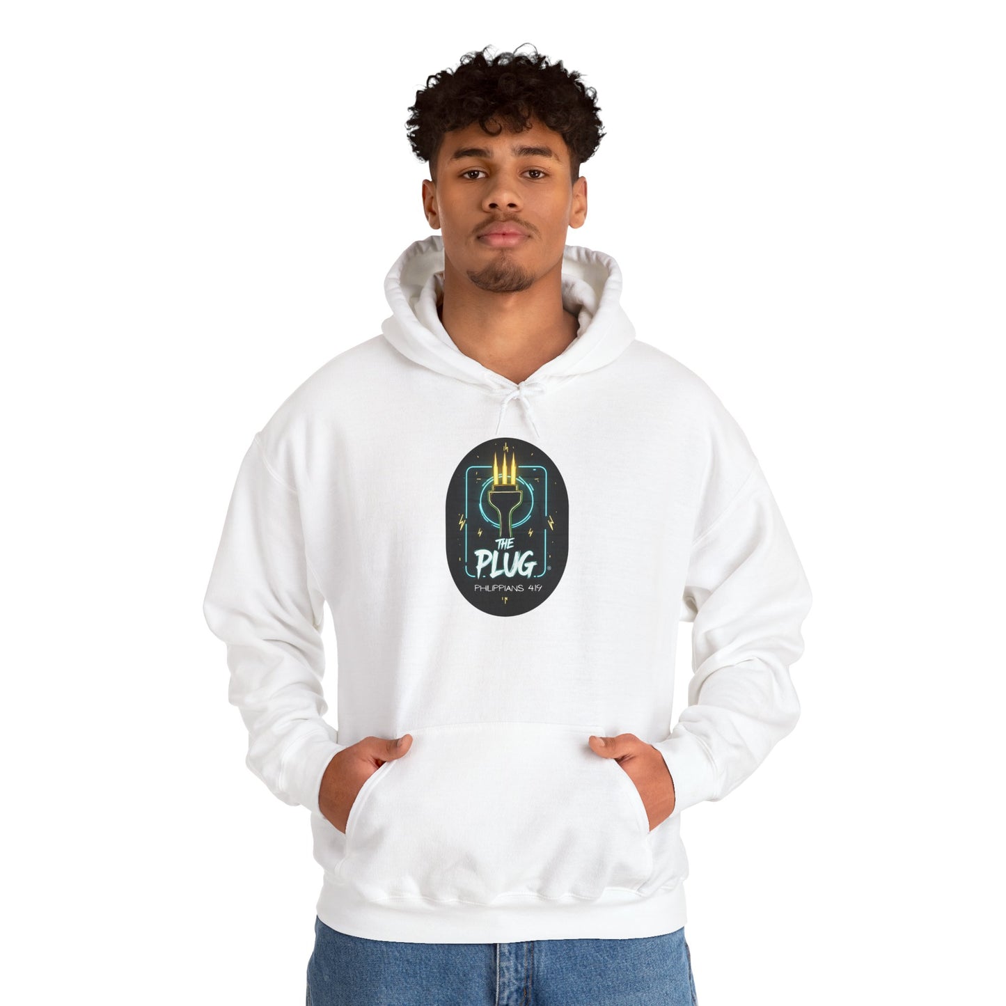 Christian Hoodie - Philippians 4:19 'The Plug' Sweatshirt